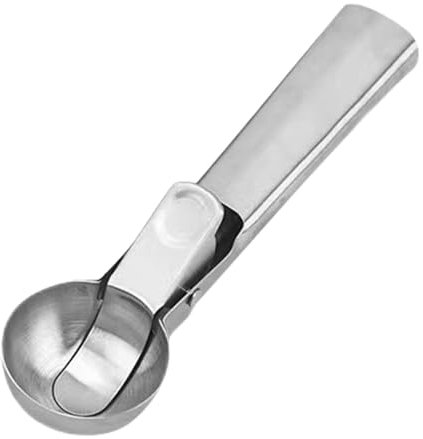 Cuillère à glace avec extracteur - Distributeur de glace ergonomique, pelle en acier inoxydable robuste | Pelle à pâtisserie multifonctionnelle, pelle à glace facile à ouvrir, poignée antidérapante,