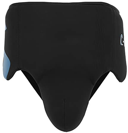 Karate Taekwondo Tiefschutz, Boxen Muay Thai Jockstraps, Boxen Schrittschutz, Männer Tiefschutz, verdickendes Design, Starke Elastizität (Blau)