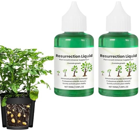Dünger für Hydrokultur Zimmerpflanzen, Resurrection Liquid Für Pflanzen, 50 Ml Düngemittel-Flüssigkonzentrat, Resurrection Liquid Plants, Auferstehungsflüssigkeit für Pflanzen