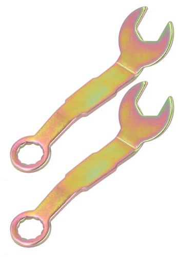 Clé de Porte de Poche, Paquet de 2, clé de Réglage Ergonomique de 3/8 Pouces Ouverte de 3 Pouces de Longueur pour Porte Coulissante, Porte de Placard, pour des Réglages