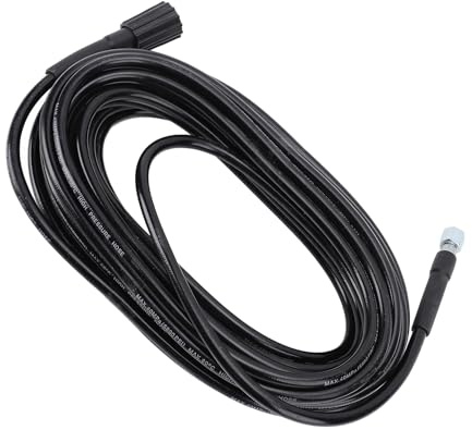 aqxreight Rondella Ad Alta Pressione Tubo di del Tubo Flessibile del Flessibile della Pressione Multipurico in Gomma Multiuso Universale Durevole Universale per i Mazzi dei (15M)