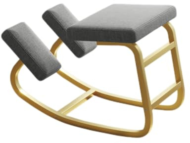 Generisch Kniestützstuhl, professioneller ergonomischer Kniestuhl ohne Rückenlehne, Computerhocker for Gute Körperhaltung, for die Durchblutung der Körperhaltung(Color 1)