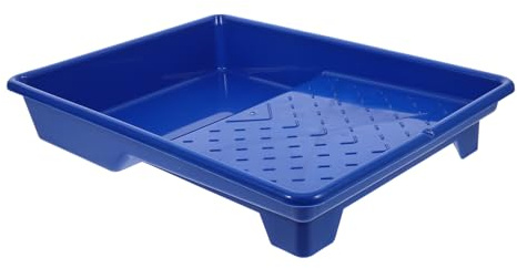 Ipetboom Vassoio per Pittura in Plastica da 9 Pollici Vassoio per Vernice Usa e Getta Design Compatto per Fai da Te e Pittura Murale e Vaschette per Rullo Blu