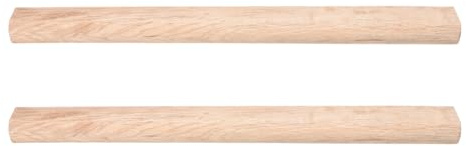 ANDRESLAD Lot de 2 Poignées en Bois Naturel 40 Cm pour Remplacement de Poignée D’Outil de Jardinage, Accessoire Robuste pour Petite Hache, pour Travaux de Coupe et Bûcheronnage