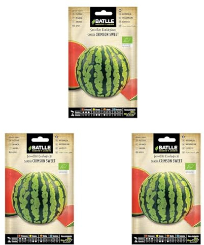 Semillas Batlle Sandía Crimson Sweet - ECO (Paquete de 3)