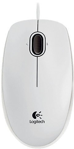 Logitech B100 - Ratón (Ambidextro, Óptico, USB, 800 dpi, Blanco)