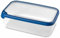 CURVER Boîte alimentaire rectangulaire multi usage 4L en polypropylène 100% recyclé, 30x20x9,4 cm, Adapté au Micro-Ondes, Lave-Vaisselle, Congélateur- bleu, pour la cuisine