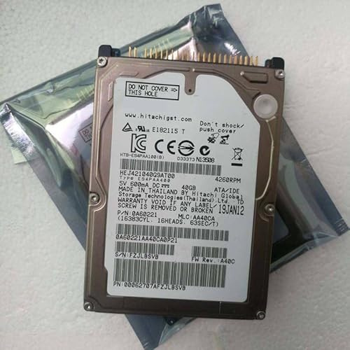 MIDTY HDD für 40 GB IDE 8 MB 4200 U/min für interne HDD für Notebook HDD für HEJ421040G9AT00