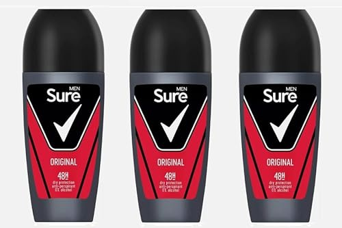 Roll On Deodorant for Men Original Dry 48h Protection Anti-perspirant Roll-On Motionsense Against Sweat Included My iPlanet Meal Planner
