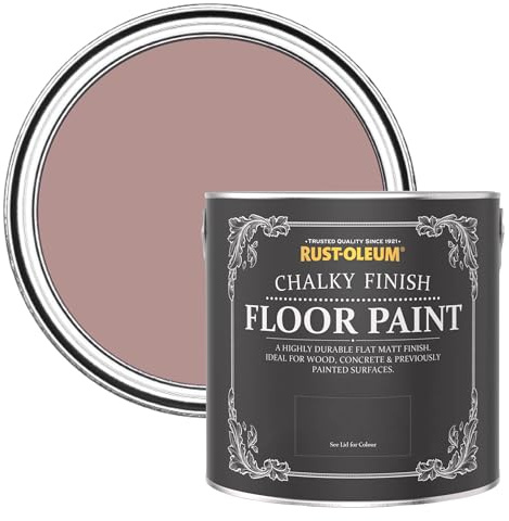 Rust-Oleum rosa strapazierfähige, kratzfeste Bodenfarbe für Holz und Beton - Herzenssache 2,5 Litres