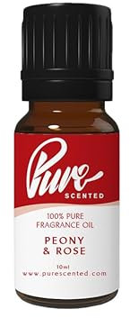 Peony & Rose Fragrance Oil - 10ml Suitable for Candles, Soaps, Slime, diffusers, Cosmetics, Wax Melts