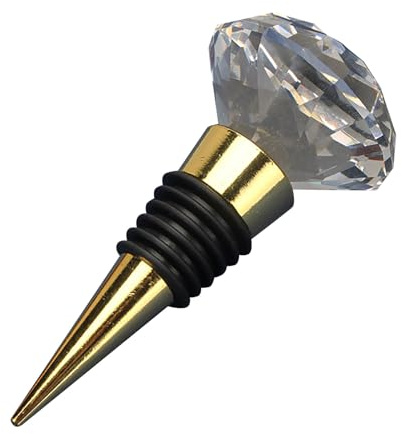 Öl Ausgießer Kunstglas, Weinverschluss, mehrfarbig, auslaufsicher wiederverwendbar, für Frische von Weingetränken Buttons compatible with Machen (GD1, 10cmX4cm)