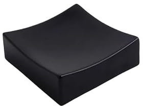 Set di piatti da sushi in ceramica da 11,4 cm, colore nero, piatto da dessert, insalata, piatto freddo, piatti da pranzo di qualità da ristorante, per torte Sashimi, stoviglie speciali.