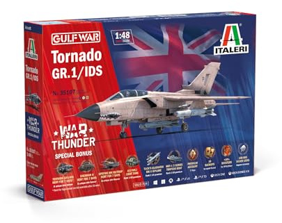 Italeri 35107 Tornado GR.1/IDS Gulf War War Thunder Edition, scala 1:48, Plastic Model Kit/Modello in plastica da montare