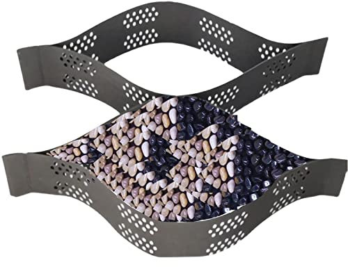 Stabilisateur de gravier robuste de 3600 kg/m² en polyéthylène pour gravier, pierre, sable, durable, jardin, allée, paysage, terrasse, abri de jardin