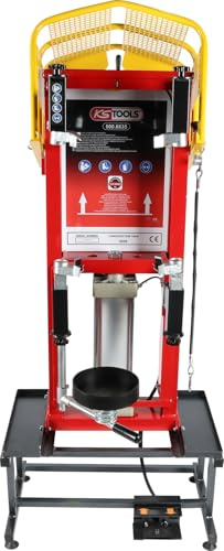KS Tools 500.8835 Druckluft-Stand-Federspanner mit Einzel-Zylinder und Untergestell