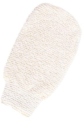 Badehandschuhe, Naturfasern, Peeling-Handschuh, entfernt Verunreinigungen, schnell trocknender Haken, perfektes Familiendusch-Werkzeug
