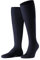 FALKE Herren Kniestrümpfe Bristol Pure M Kh Wolle lang einfarbig 1 Paar, Blau Dark Navy 6370, 45-46