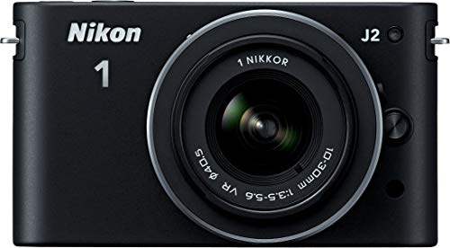 Nikon 1 J2 Systemkamera (10,1 Megapixel, 7,5 cm (3 Zoll) Display) Kit inkl. Nikkor VR 10-30 mm schwarz