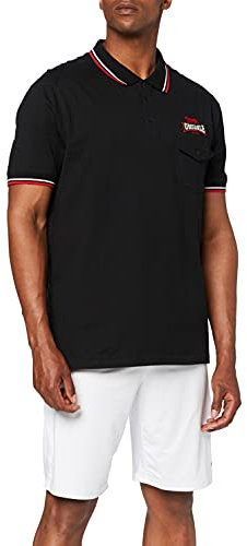 Lonsdale Herren Lynton Poloshirt, Schwarz, S EU