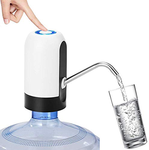 HSIULMY Water Bottle Pump,Portable Electric Water Dispenser, USB Charging Automatic Drinking Mini Water Dispenser Water Pump, Water Tap for 5 Gallon Water Bottle Dispenser