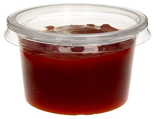 HOT BARGAINS Pack of 100 x 4oz Round Sauce Containers With Lids Chatni Pots And Lids