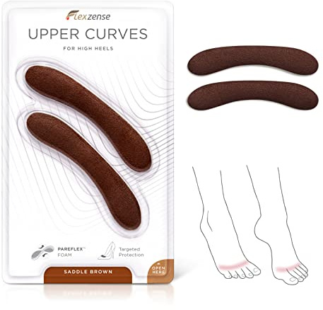 FLEXZENSE Upper Curves | Relieve Pain from Upper Lining of High Heels | 1 Pair