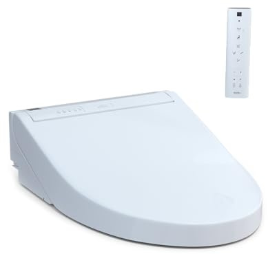TOTO® WASHLET® C5 Electronic Bidet Toilet Seat with PREMIST and EWATER+ Wand Cleaning, Elongated, Cotton White - SW3084#01