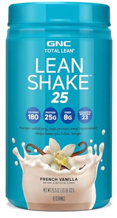 GNC Total Lean Lean Shake 25 - French Vanilla (16 Servings)