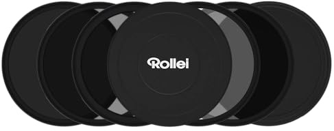 Rollei F:X Pro Magnetische ND- Rundfilter-Set Mark II in 77mm. Rollei Magnet Filter/Graufilter-Set bestehend aus CPL,ND8, ND64,ND1000 und magnetischen Basisring ideal für die Langzeitbelichtung