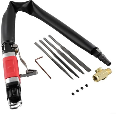 Lioaeust Kit de limes pneumatiques, AF-5 Kit de limes pneumatiques alternatives, outil de lime pour couper le meulage pour le travail du bois en métal, 9E7NWO8J7544BUT84PH727I330674