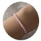 RUBY Perlenarmband Damen Echtes Naturstein Armband Hochwertiges 4mm Edelstein Armband aus facettierte, Rosenquarz Armband - Inklusive Geschenkbox