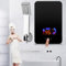 Charocean 6500W Mini Durchlauferhitzer Dusche 230v Küche Elektrische Warmwasserbereiter with Duschdüse, Tankless Dusche Heißwassersystem mit Bad Dusche Kit, für Badezimmer Küche (Schwarz)