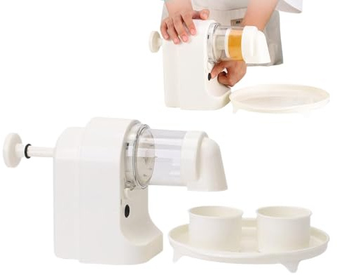 Celuicion CITTER ICE MASCHINE Crusher Ice Electric - Elektrischer SchneekegelCrusher mit Tabletts | 2000 mAh Akku-Küchengadget für Cafés, Bars, Familientreffen und Partys