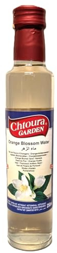 Ben's Garden Bundle: Chtoura Garden Orangenblütenwasser 250ml + Notizblock | Orientalisches Orangenblütenwasser in der Glasflasche (250ml). Ideal zum Backen, Kochen & Aromatisieren von Süßspeisen