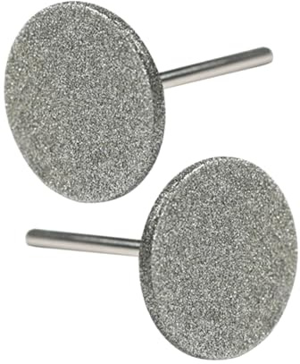 VICASKY 2 Pezzi Lucidatore Per Unghie Punte Trapano Punte in Metallo Duro Per Chiodi Trapano Elettrico Per Rimuovere Le Cuticole Acciaio Inossidabile Silver