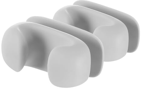 DINHEAROM Porta Cucchiaio da Riso Design Moderno e Semplice Adesivo in Silicone 2 Pezzi, Resistente Alte Temperature per Cucina e Stoccaggio Utensili