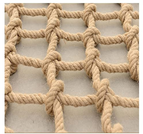 Climbing Frame Rope Net - Cargo Netting for Playground, Kids Rock Ladder, Wall Hammock, and Tree House Playset