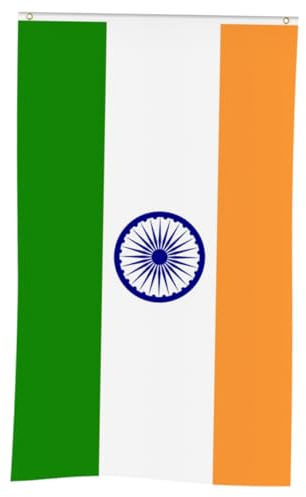 JOINPAYA Indoor Outdoor India Flag Garden Decor for National Events Parades and Celebrations