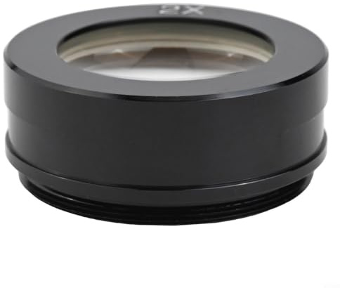 42 mm pour lentille de Barlow pour microscopes stéréo, revêtement optique, grossissement 0 3x à 2 0x disponible (2x)