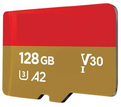 Scheda MicroSD Ad Alta Velocità 1 TB/512 GB/256 GB A2 U3 UHS-I USB3.0 4K For Action Cam/Droni(128GB)