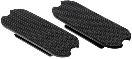 2 x Semelles d'Étriers en Caoutchouc Anti-Dérapant Coussinets Équestres 4.75inch Noir