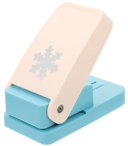 Alipis Perforadora de Papel Grande para Manualidades Perforadora de Scrapbooking Diseño de Copo de Nieve Herramienta Ergonómica Profesores Adecuado para Álbumes y Tarjetas Creativas