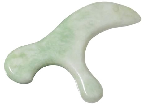 UKCOCO Bastoncino per Massaggio ai Piedi in Pietra Naturale, Strumento Manuale Compatto per Riflessologia Plantare, Dispositivo Portatile per Uso Domestico e Professionale