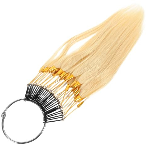 Beavorty Échantillon de Coloration Capillaire en Cheveux Humains Réels 30pcs Facile à Transporter pour Test Couleur Salon de Coiffure et Boutique de Beauté