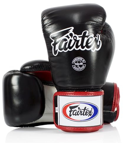 Guantes de Boxeo Fairtex BGV1 para Entrenamiento y Sparring de Muay Thai, Hombres, Mujeres y Niños | Guantes MMA para Artes Marciales, Ligeros y Amortiguadores