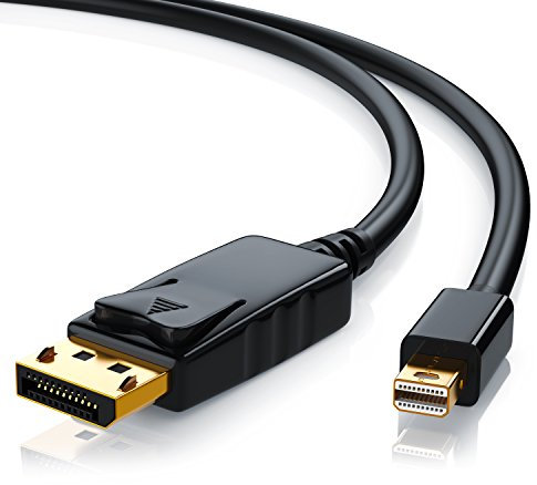 CSL - Mini Displayport auf Displayport 1m - inkl. Tonübertragung - kompatibel mit Thunderbolt 1- und Thunderbolt 2-Ports - UHD 3840x2160 bei 30 Hz