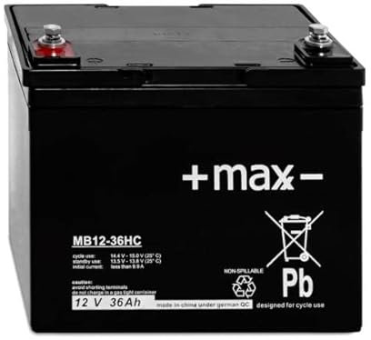 Batteria Long U1-36NE, 12 V 36 Ah AGM, al piombo come la batteria 34 Ah 41 Ah, non necessita di manutenzione