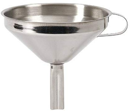 KitchenCraft Embudo filtrante de acero inoxidable para cocina, 13 cm (5), plateado