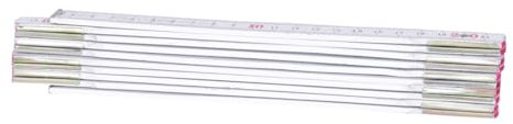 KS Tools 300.0062 Folding Rule, Wood, White